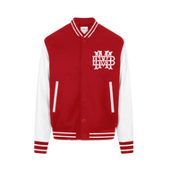 BMM Logo Red Letterman Jacket